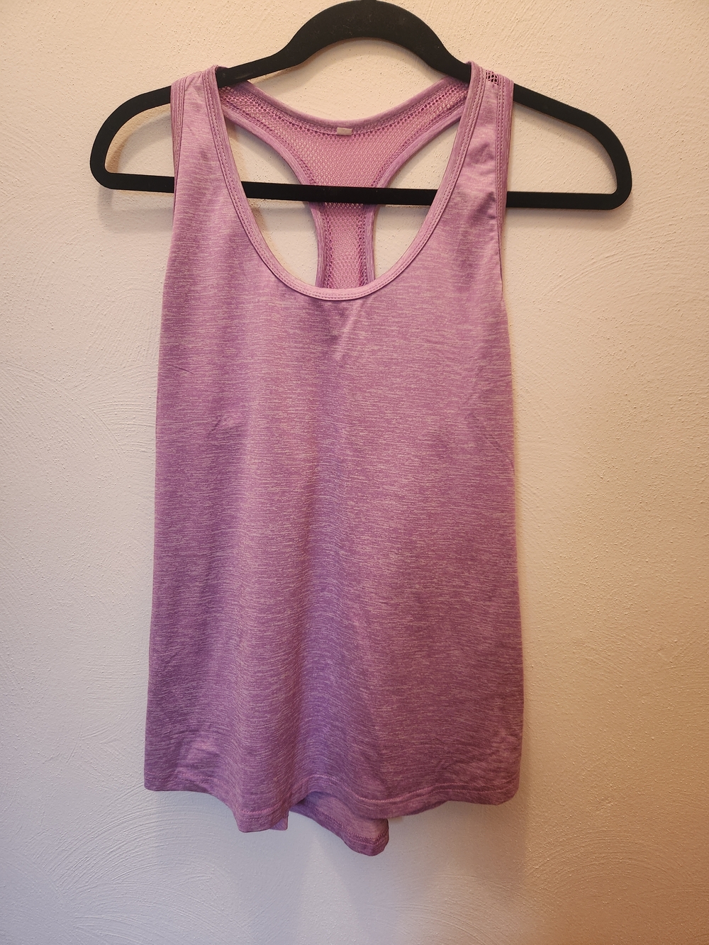 Ictive Lavander Heather Racerback Workout Tank Size M